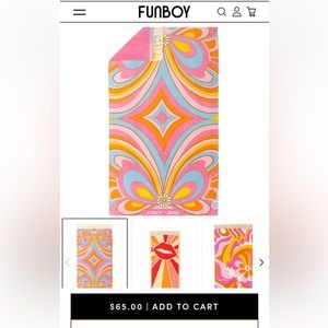 FUNBOY Barbie Beach Towel NIB